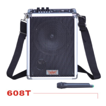 Shoulder Straps Rechargeable Speaker with Wireless Microphone